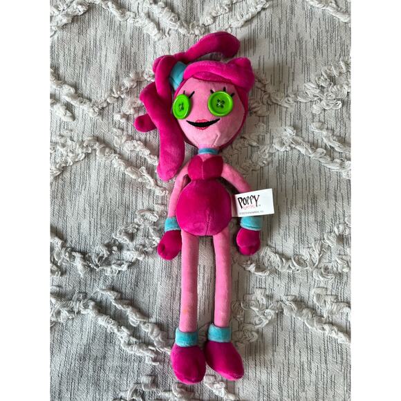 Poppy Playtime Mommy Long Legs Plush Green Button Eyes 2022 Lovey Stuffed - Picture 1 of 4